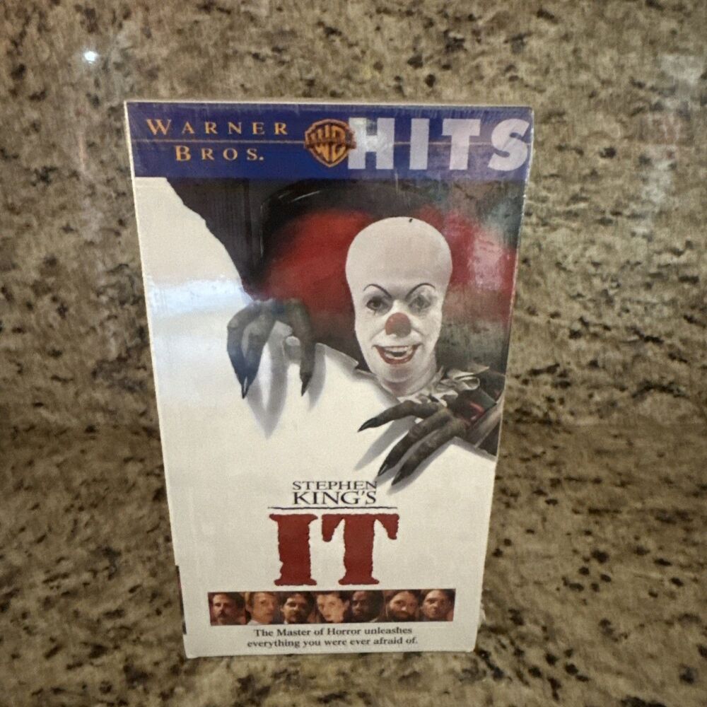 NEW SEALED Stephen King's It (VHS, 1998) Harry Anderson Tim Curry John Ritter